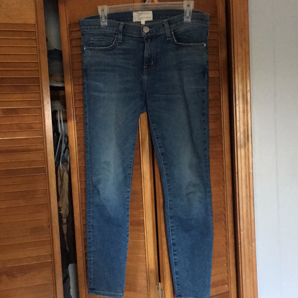 Current/Elliott Blue Ankle & Cropped Jeans